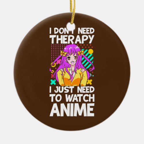 Anime Art For Teen Girls Women Anime Merch Girl Ceramic Ornament