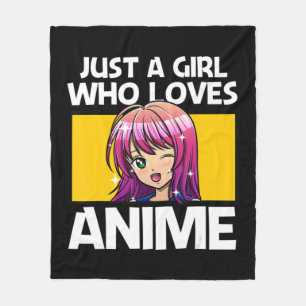 Anime Art For Women Teen Girls Anime Merch Girl An Fleece Blanket
