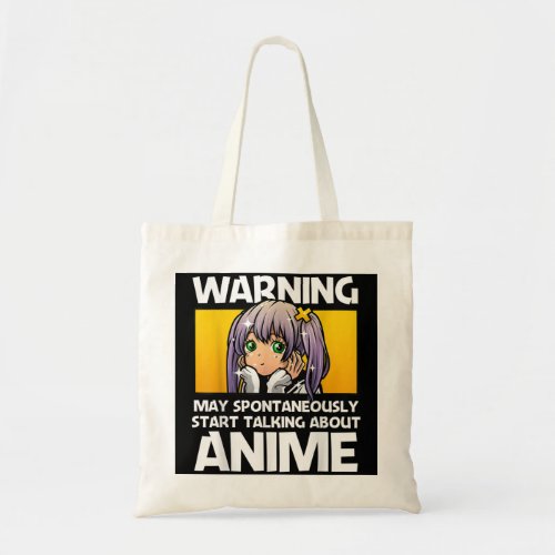 Anime Art For Women Teen Girls Men Anime Merch Ani Tote Bag