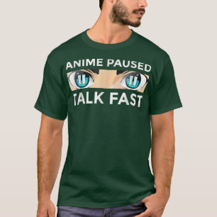 Animé Art Girls Animee Paused Talk Fasts Animee L T-Shirt