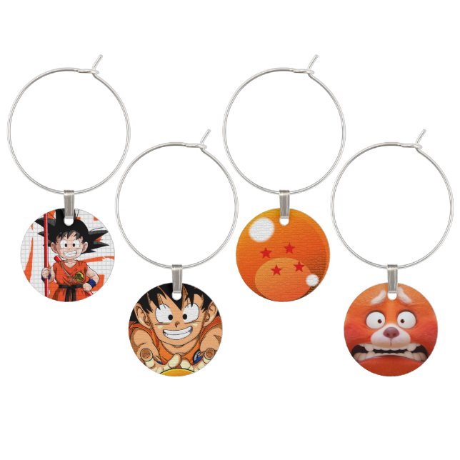 Anime Art Wine Charm (Staggered)