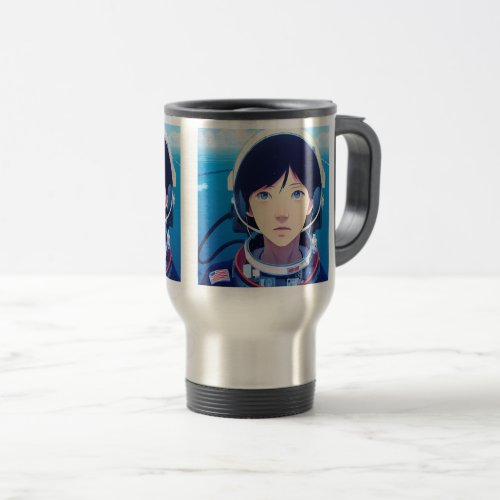 Anime Astronaut TravelCommuter Mug 15 oz  Travel Mug