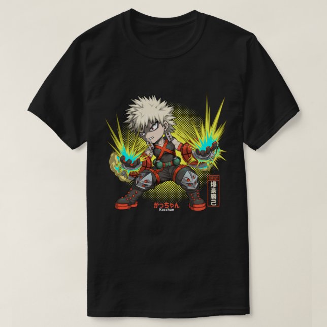 Anime Bakugo Kacchan T-Shirt (Design Front)