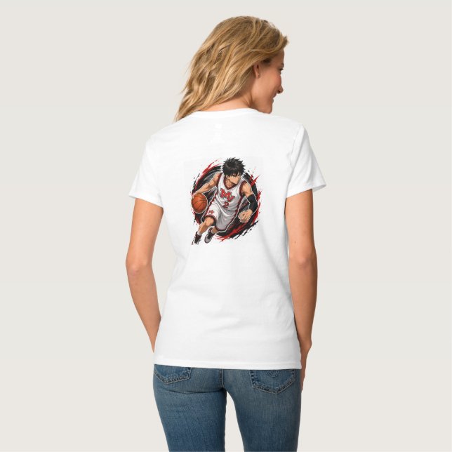 Anime Basketball T-shirt (Back Full)