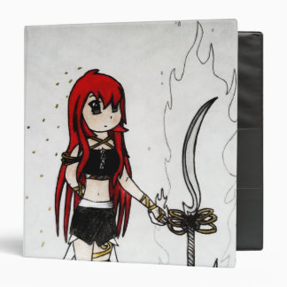 anime binder!!!! 3 ring binder