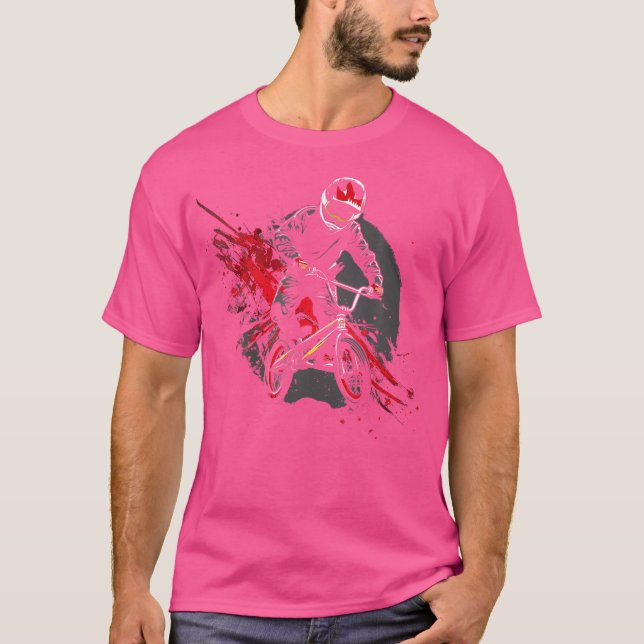 Anime Bmx Rider T-Shirt (Front)