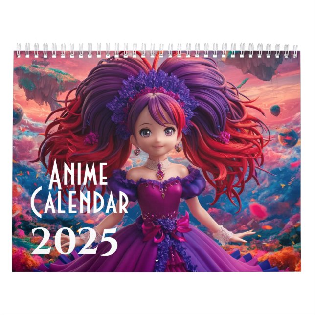 Anime Calendar, 12 Months Calendar (Cover)