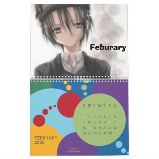 anime calender calendar | Zazzle