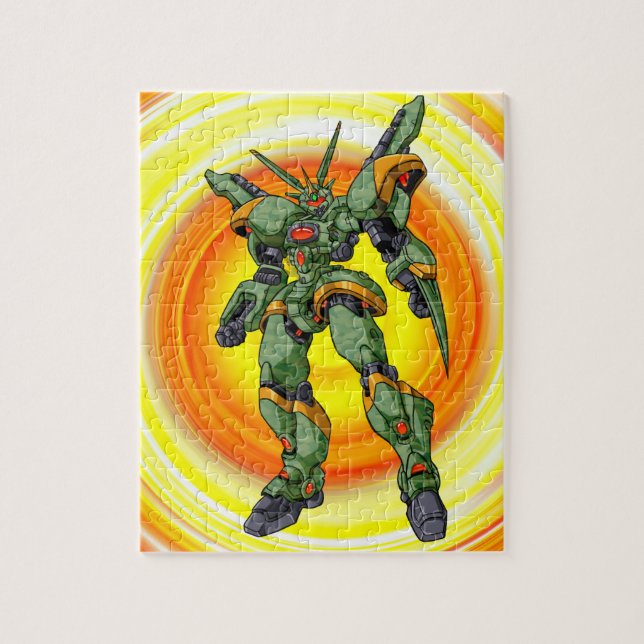 Anime Camo Robot Jigsaw Puzzle (Vertical)