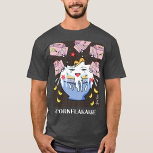 Anime Cartoon Banana Milk Cornflake Japan naughty T-Shirt