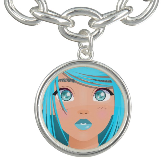 ANIME CARTOON GIRL  BRACELET (Design)