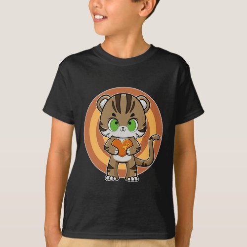 Anime Cat Leukemia Awareness  T_Shirt