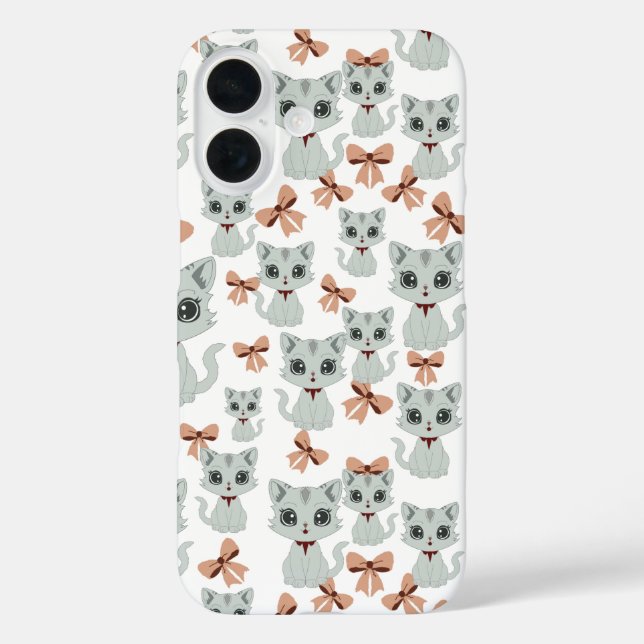 Anime cat pattern Case-Mate iPhone case (Back)
