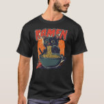 Anime Cat Ramen Kawaii japanese cat kawaii manga T-Shirt<br><div class="desc">This premium item is as close to perfect as can be. It is optimized for all types of print and will quickly become your favorite product. Soft,  comfortable and durable,  this is a definite must-own and</div>