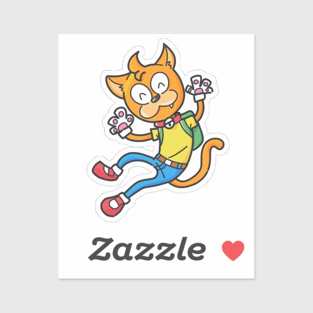 Anime cat  sticker (Sheet)