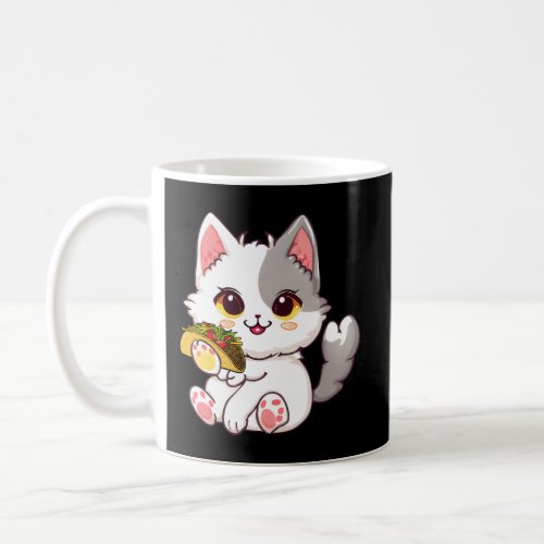 Anime Cat Taco Kawaii Neko Japanese Food Cat Coffee Mug