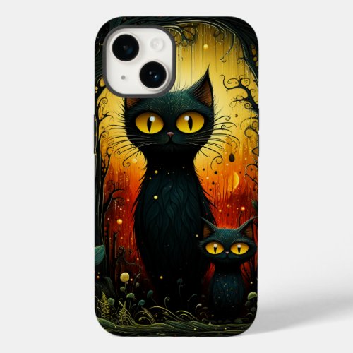 Anime cats art Case_Mate iPhone 14 case