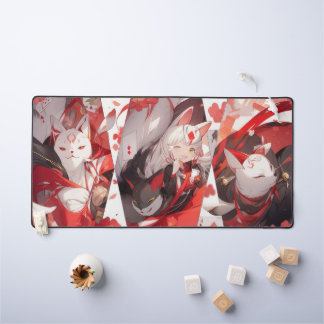 anime characters desk mat
