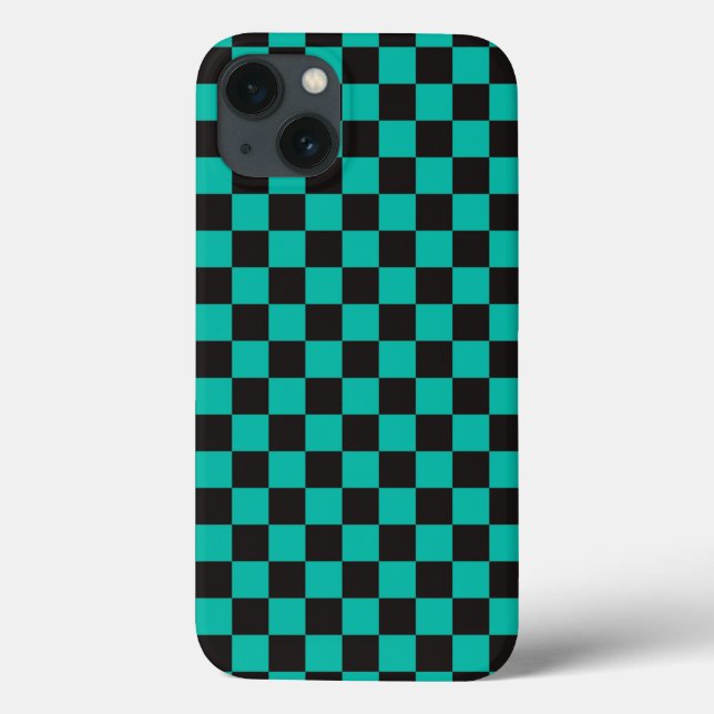 Anime Checkered Phone Case (Back)