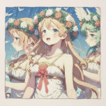 Anime Choir Scarf<br><div class="desc">The choirs, which were sent from the cities to Delos to sing hymns to Apollo, landed as it happened, and had to immediately begin singing without any order at the request of the inhabitants who were coming to meet the ship, so that during the landing they all hastily put on...</div>