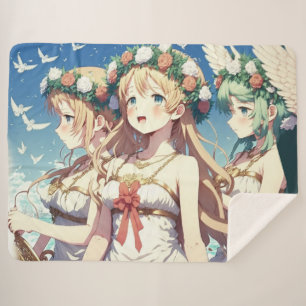 Anime Choir Sherpa Blanket