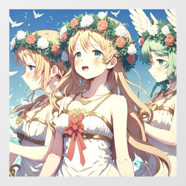 Anime Choir Wall Decal (Front)