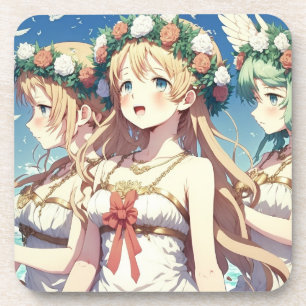 Anime Chor Beverage Coaster