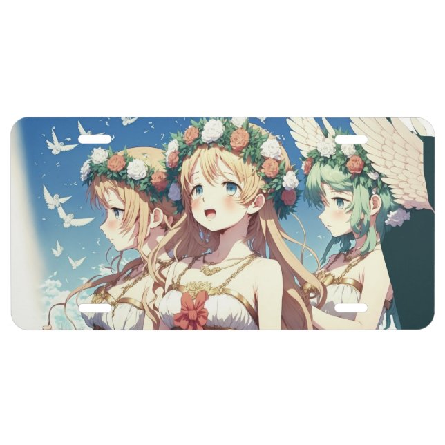 Anime Chor License Plate (Front)