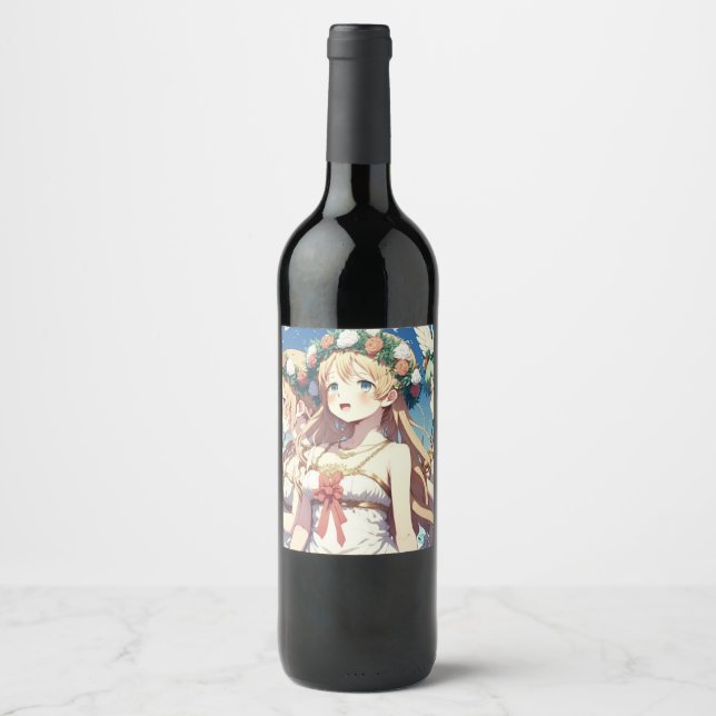 Anime Chor Wine Label (Front)