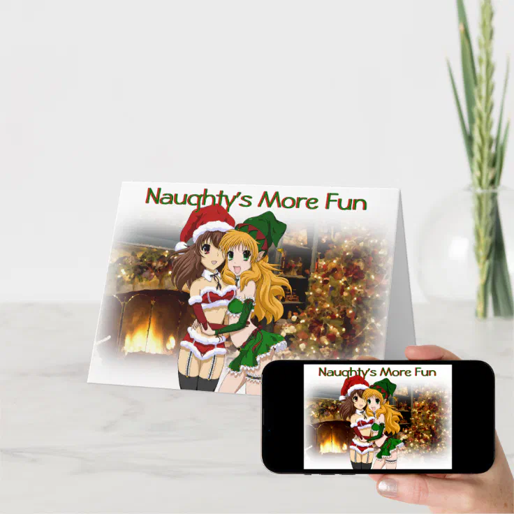 Anime Christmas Card | Zazzle Anime Christmas Card | Zazzle