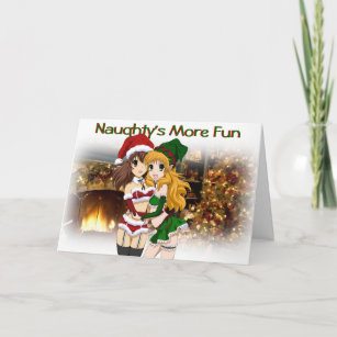 Anime Merry Christmas And New Year Holiday Card  Zazzle  Holiday cards  New year holidays Merry christmas