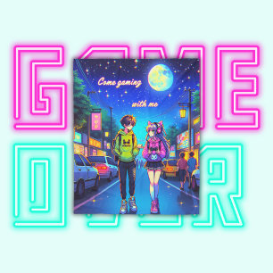 Anime Come Gaming with Me Fleece Blanket