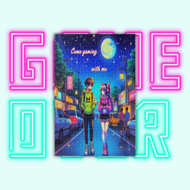 Anime Come Gaming with Me | Jigsaw Puzzle (Creator Uploaded)