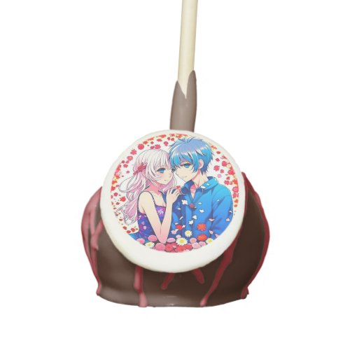 Anime Couple Wedding Cake Pops
