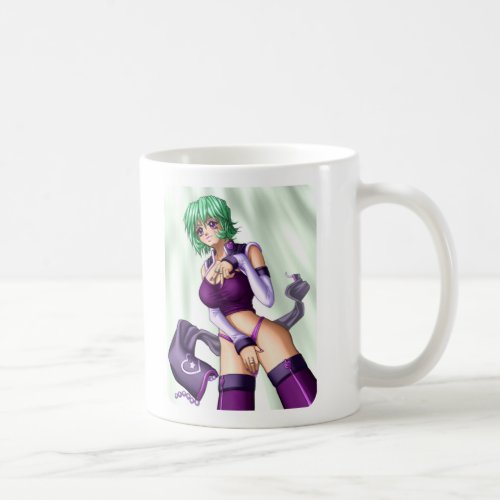 Anime Cover up Girl Coffee Mug
