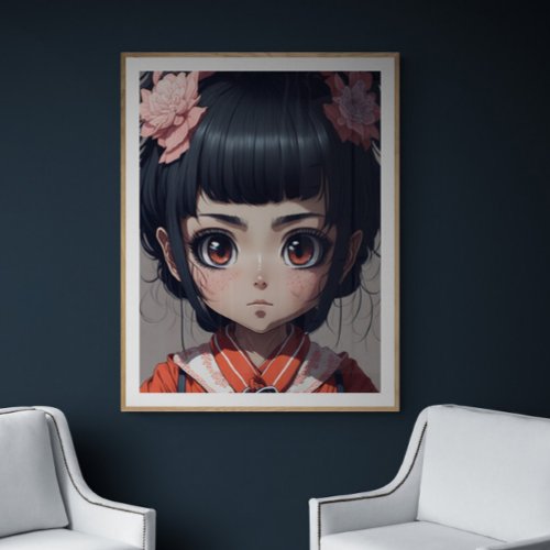 Anime Cute Baby Girl Artwork Picture Ledge