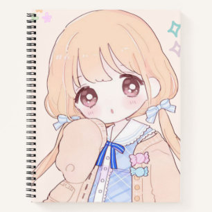 Anime Cute Girl Notebook