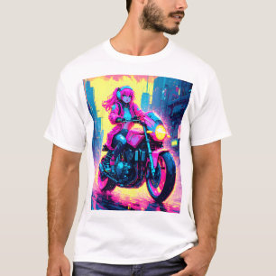 Anime Cyber Punk Themed Graphic Shirt