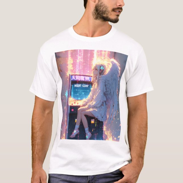 Anime Cyber Punk Themed Graphic Shirt (Front)