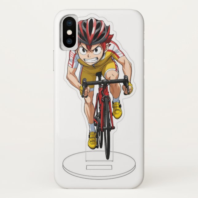 Anime Cyclist Power Mobile Case (Back)