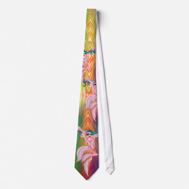Anime Dancing Girl Neck Tie (Front)
