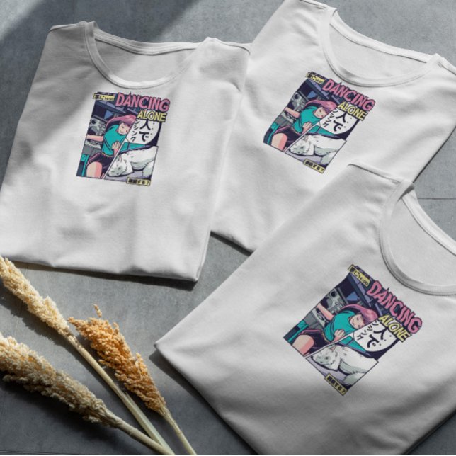 Anime Dancing Vaporwave   T-Shirt (Creator Uploaded)