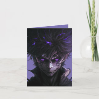 Anime Demon Card