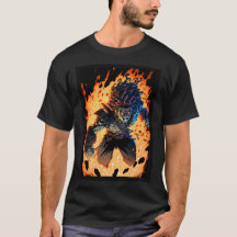 Anime Demon Lord From Hell Enraged In Fire