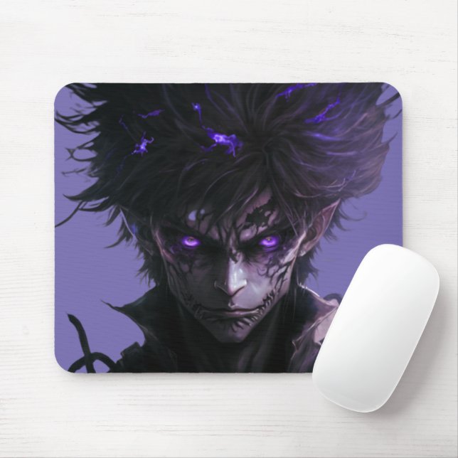 Anime Demon   Mouse Pad (With Mouse)