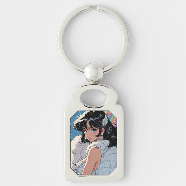 Anime diva keychain (Front)