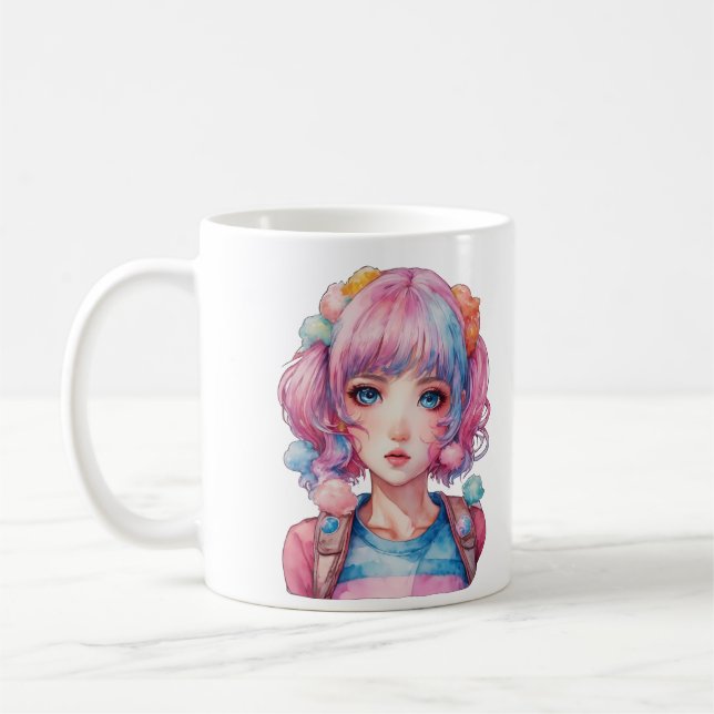 Anime & Dolphin Mug (Left)