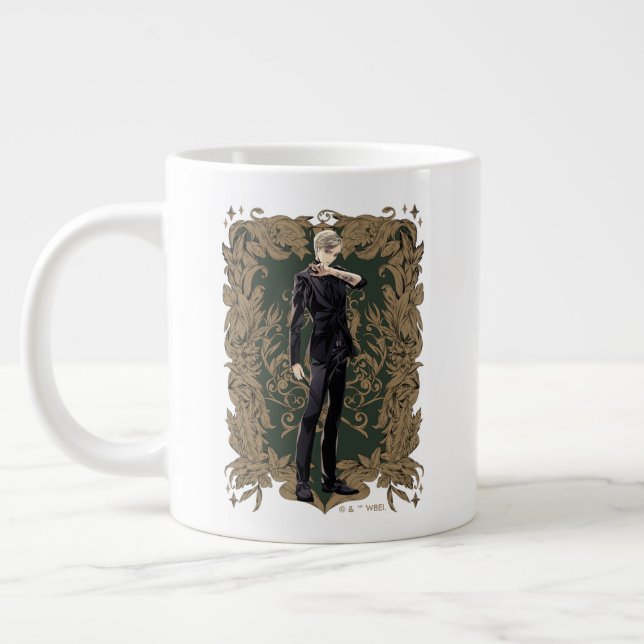 Anime Draco Malfoy Ornate Frame Giant Coffee Mug (Left)