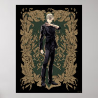 Anime Draco Malfoy Ornate Frame