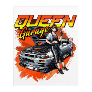 Anime Drift Mechanic Car – Garage Queen Art